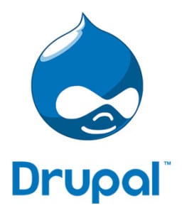 drupal logo - wordpress vs joomla vs drupal