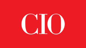 CIO text on a red background, representing executive leadership.